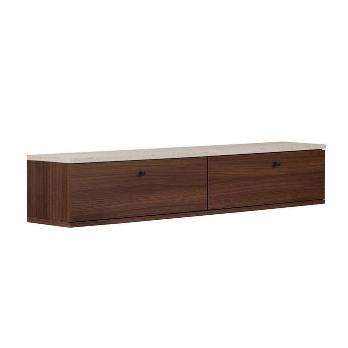 Nordure Ligne 140 - Travertino, Milano Walnut